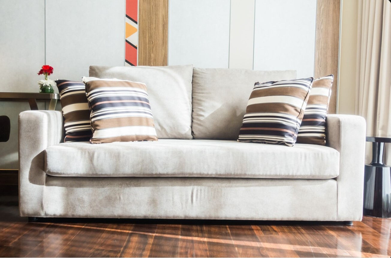 Front View Straws and Plant